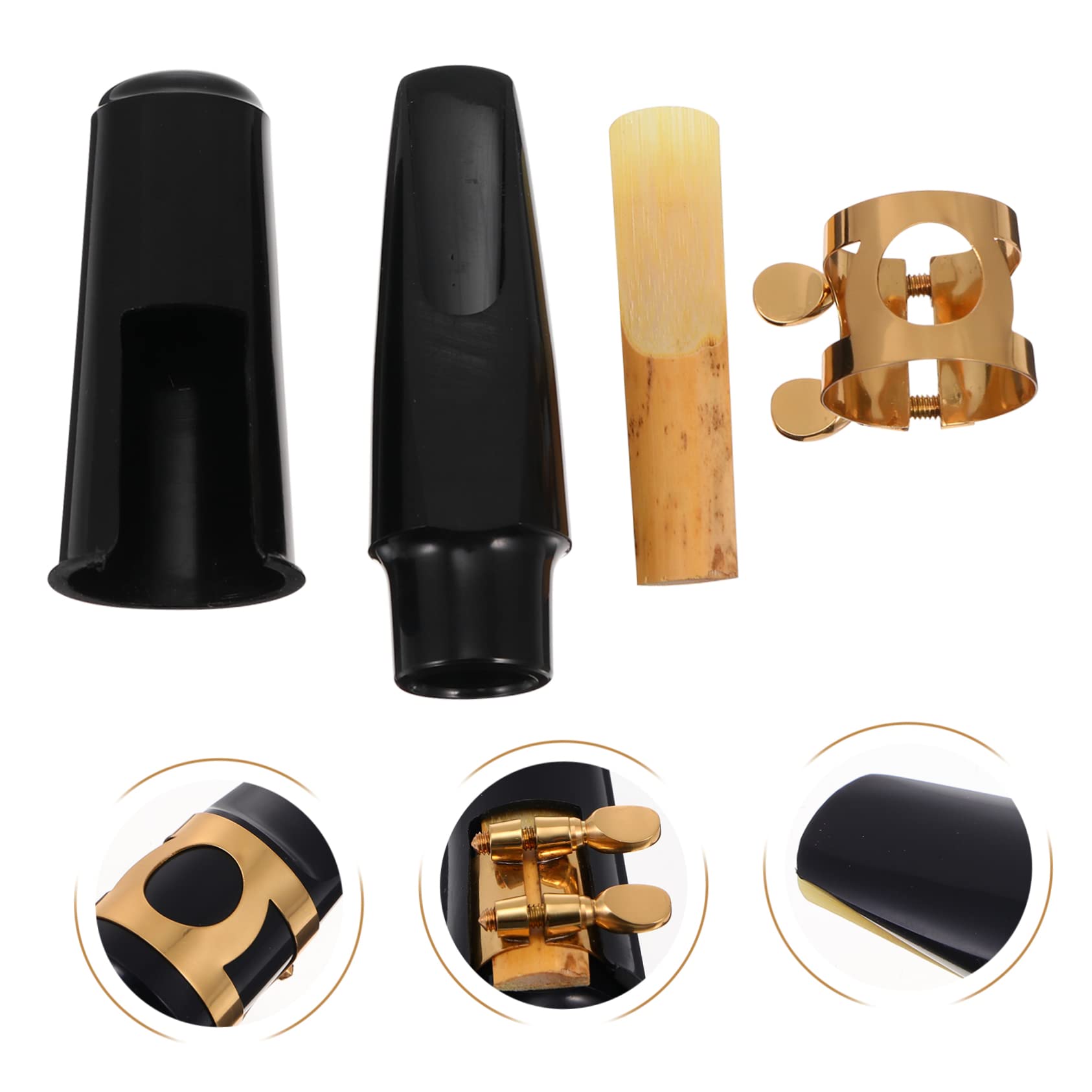 ifundom 4sets Professionale Per Sax Kit Completo Con Testa e Accessori Per Musicisti Per Studenti e Principianti Versatile e Facile Da Usare