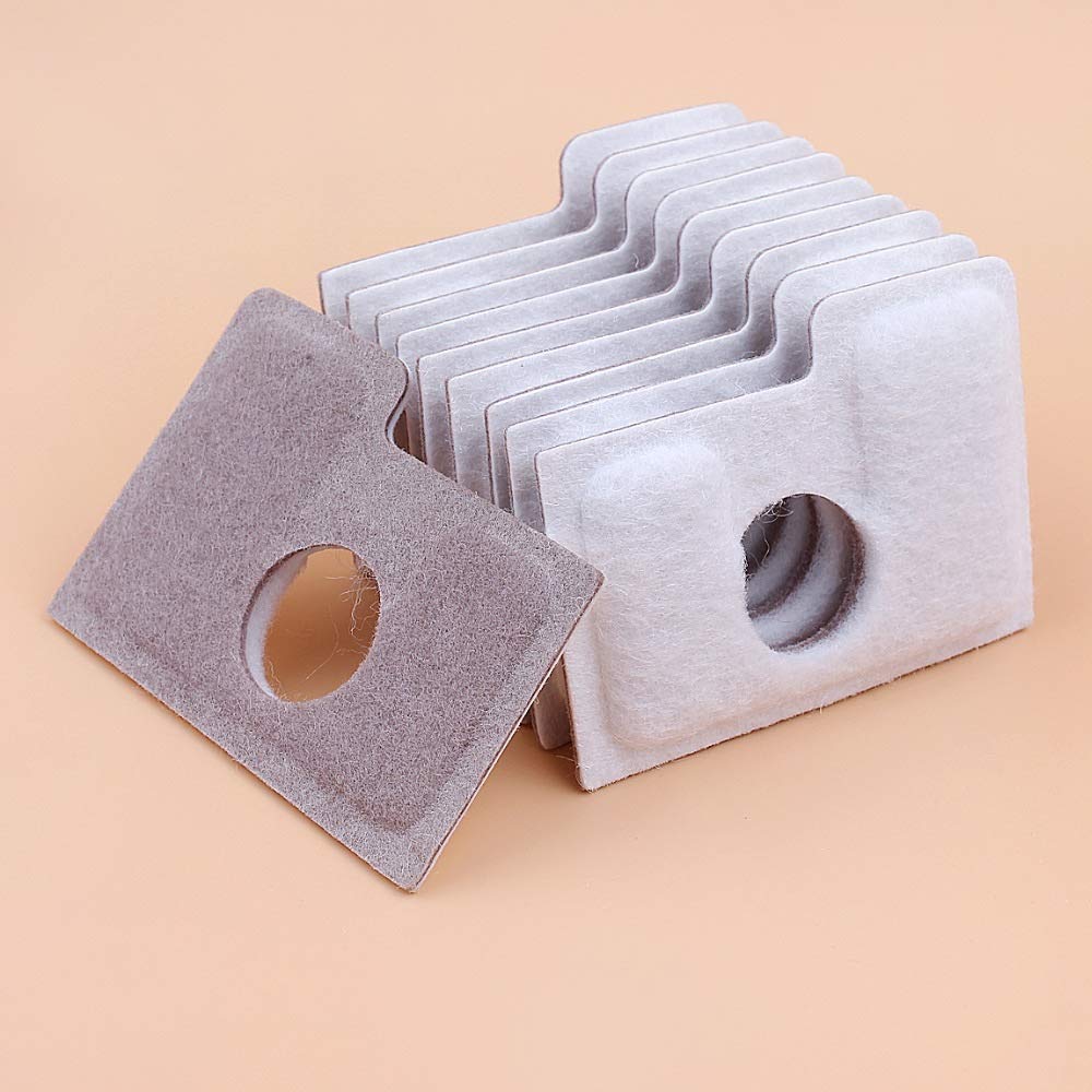 10 unids/Lote Filtro de Aire para STIHL MS180 MS 180 MS180C MS170 018 017 Piezas de Motosierra de Gasolina de Doble Capa 1130124 0800