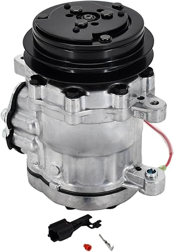 Miniatura 2 de Compresor AC de 12V KHR3536 4615804 0296712931 22L-979-2200 22L-979-2211 Compatible con John Deere 27D 35D Compatible con Hitachi Excavator ZX27U-2