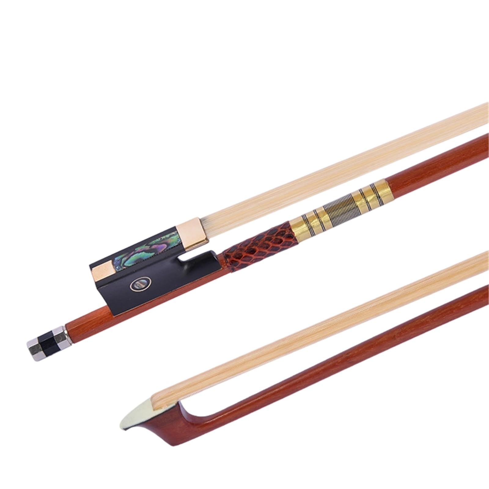 Musikliebhaber Geigenbogen Violinbogen Professionelle Leistung Brasilianisches Holz Musikinstrumente Zubehör 4/4 Volle Größe(1/2)
