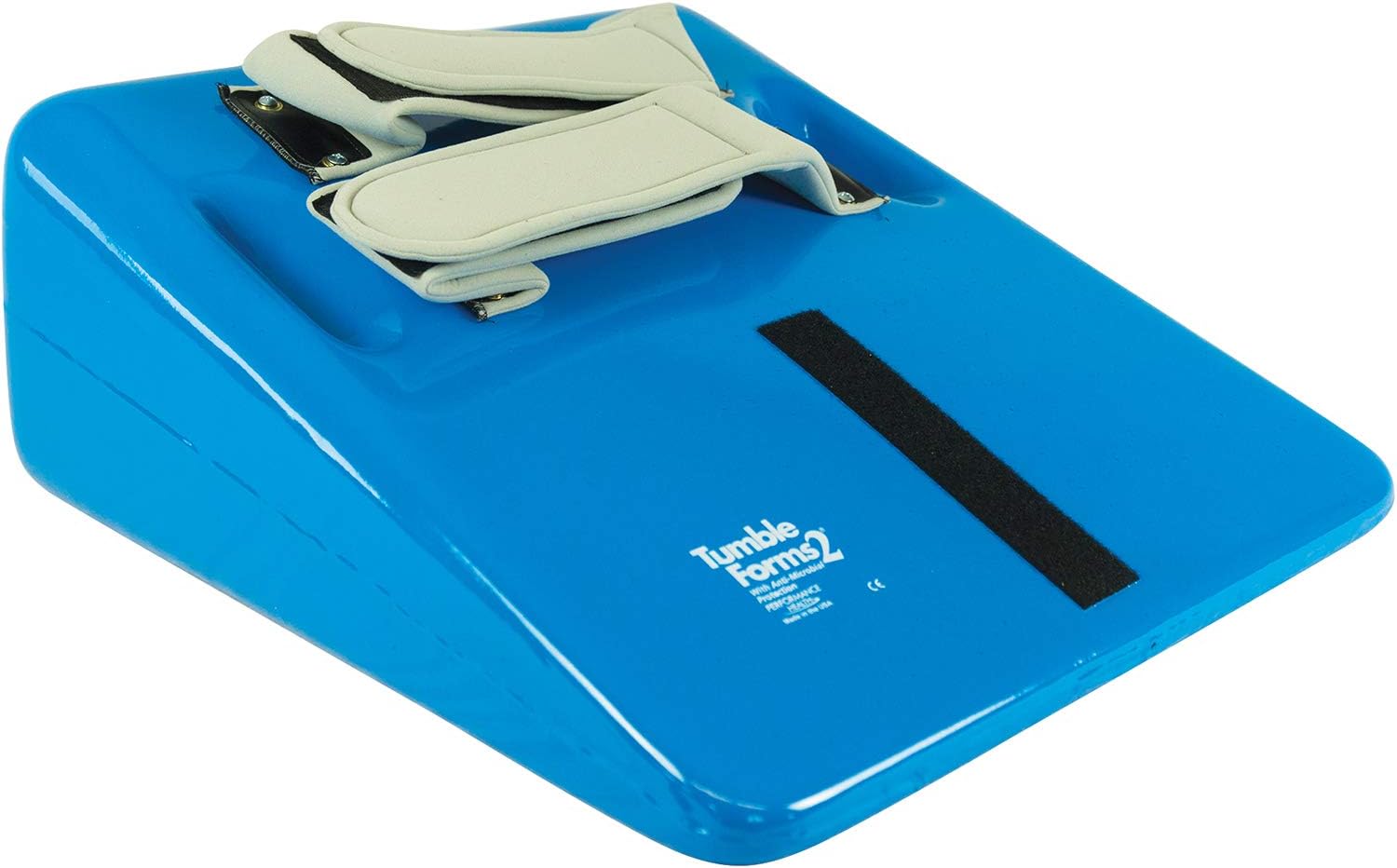 Tumble Forms 2 Deluxe Strap Wedges, 12"H x 24"W x 28"L, Secure Wrap Positioning Cushion Bolster for Children and Pediatrics, Safety Strap and Support Pillow for Back, Hip, and Leg, Positioning Block