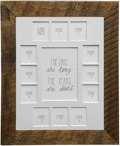 Miniatura 14 de All Things For Mom Tapete de fotos para días escolares con múltiples aperturas, collage de fotos de años escolares, sin marco, 2 preescolares y