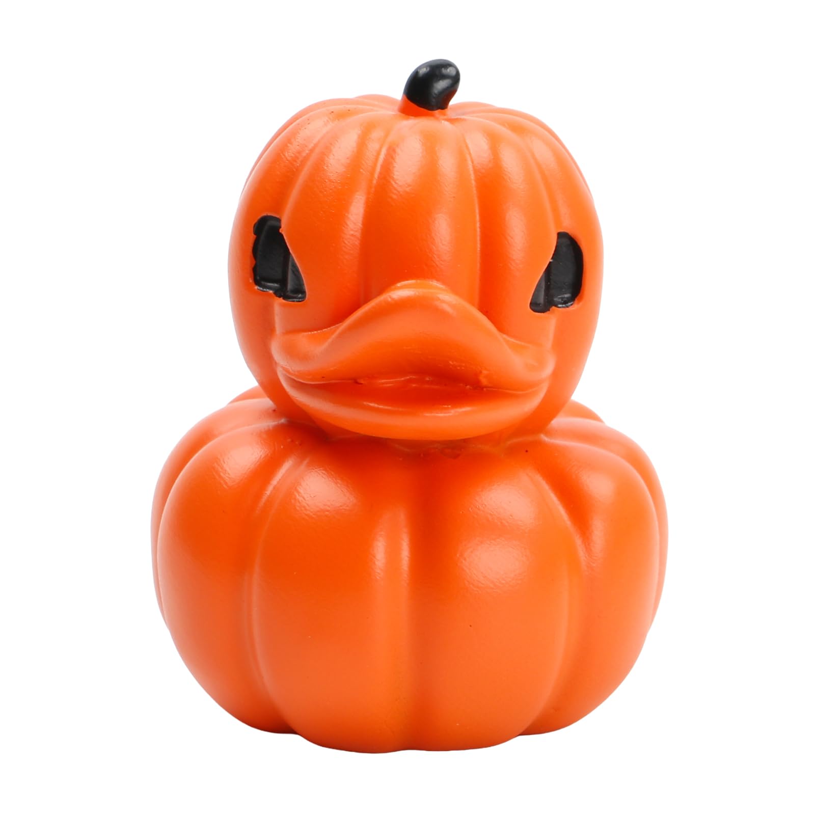OYL Punk Pumpkin Resin Duck Statue Small Horror Movie Character Collectible Figurines Cartoon Duck Decorative Ornaments for Desktop Home Office Gifts