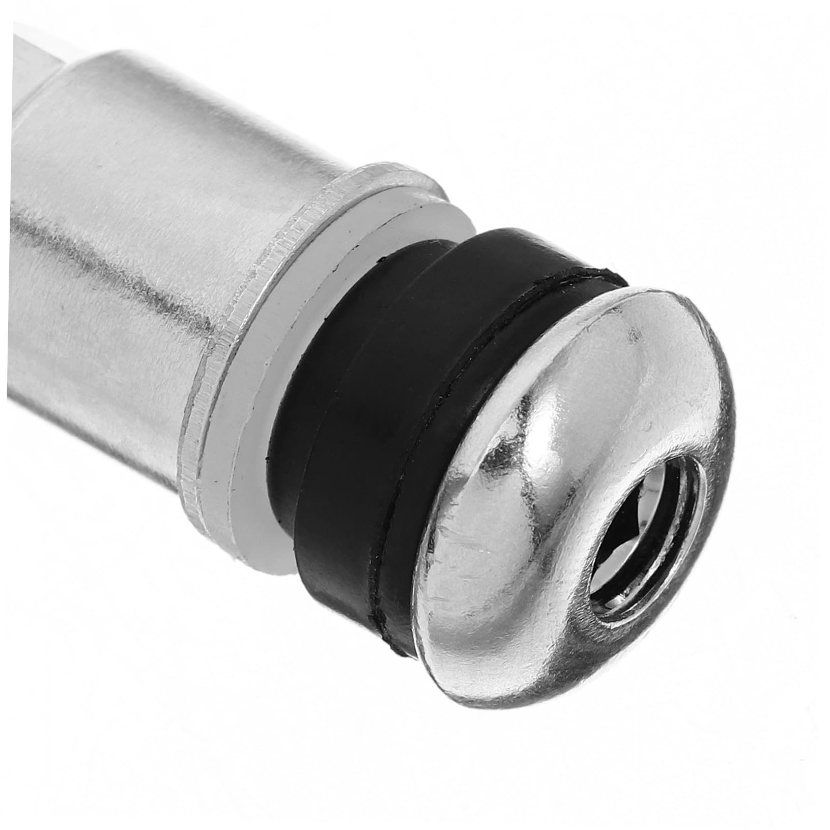 VALICLUD 10 Pezzi Valvole a Vite per Pneumatici Argento in Acciaio 45 Resistente all'Usura Senza Perdite Adatte per Pneumatici e Rimorchi