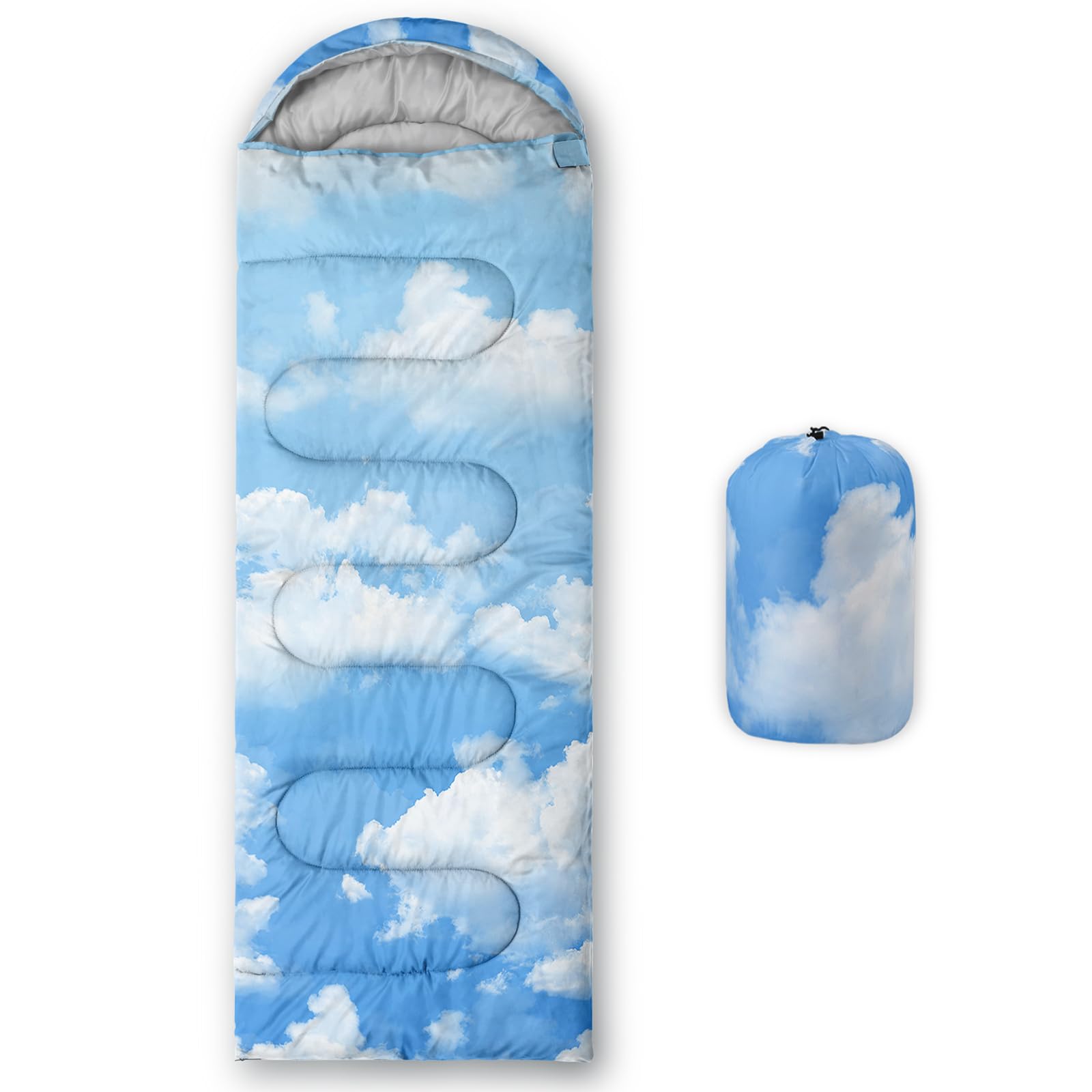 Axolotl Blue Gaming Sleeping Bag - Waterproof & Portable -12 Axolotl Blue Gaming Sleeping Bag - Waterproof & Portable -12
