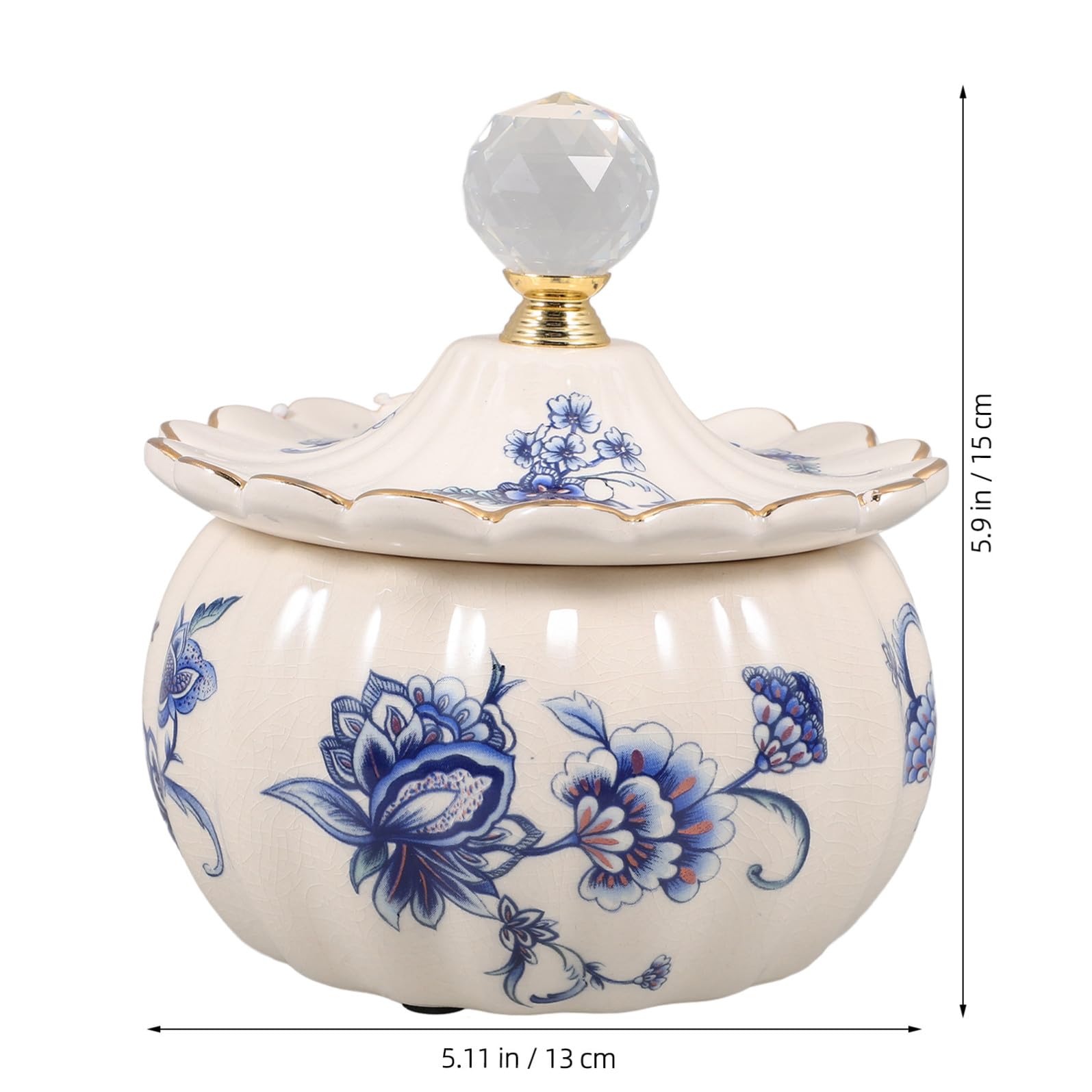 TEHAUX Scatola in Cristallo Pratica e Decorativa Facile da Aprire e Chiudere Organizer per Collane e Orecchini per Feste di Compleanno