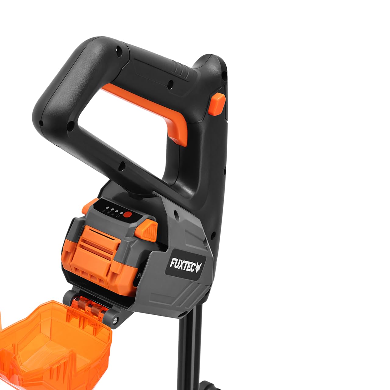 FUXTEC Akku Schneefräse FX-E1SCH20SET, 20V Schneeschaufel elektrisch inkl. 4Ah Akku & Ladegerät, 30cm Arbeitsbreite, 6m Auswurfweite, leichtgewichtig, ideal für Einfahrt, Gehweg, Terrasse