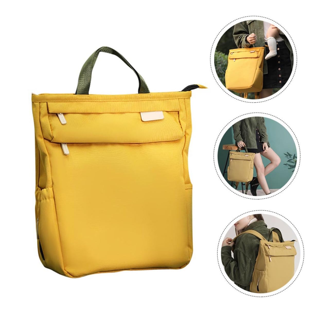 Wickeltasche Mehrwegtasche Babypflege Organizer Tragbar für Mütter Outdoor Reisen Einkaufen Fitnessstudio Strand Wochenendausflüge mit Robusten Griffen
