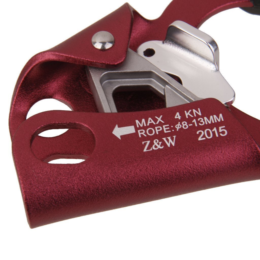 Kletterausrüstung Rot Rechte Hand Handsteigklemme Für 8-13mm Seil