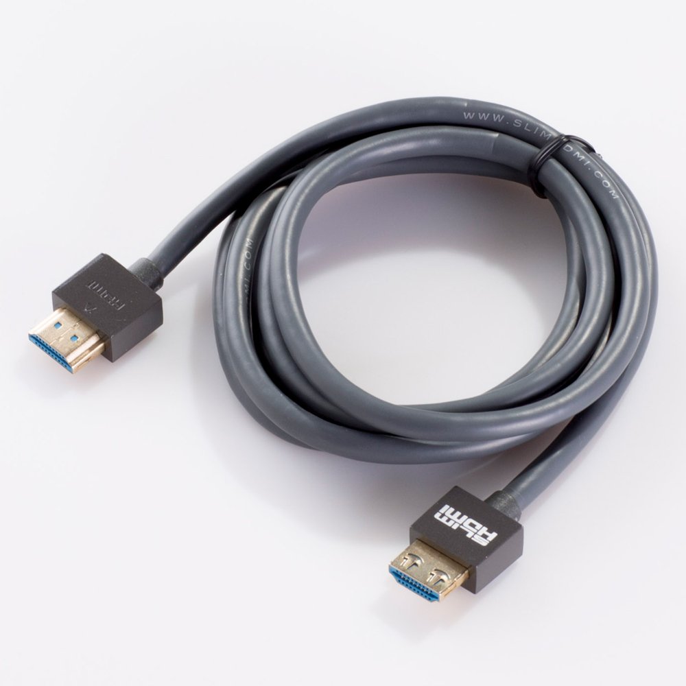 0.5m (50cm) Male Mini (Type C) to Male (Type A) Cable, The World's Slimmest HDMI Lead? (Gold Plated, 1080p, 3D, High Speed, ARC) — view 40