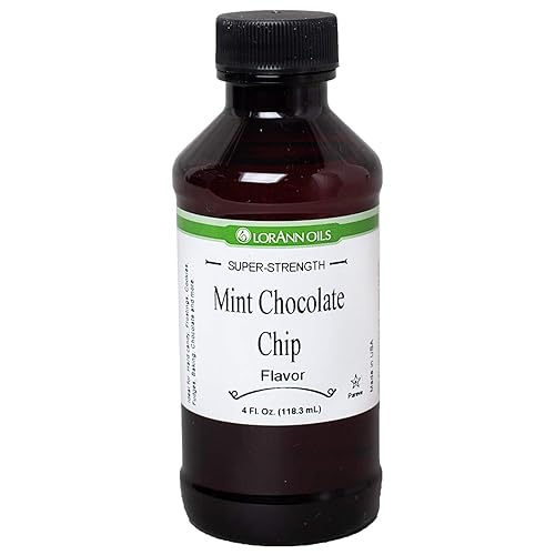 LorAnn sabor a chispas de chocolate menta, 4 onzas