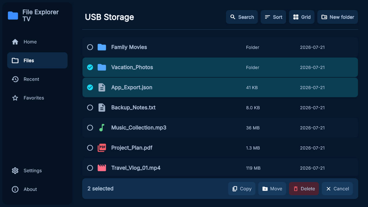 File Explorer for Fire TV USB Files, Storage Browser & App