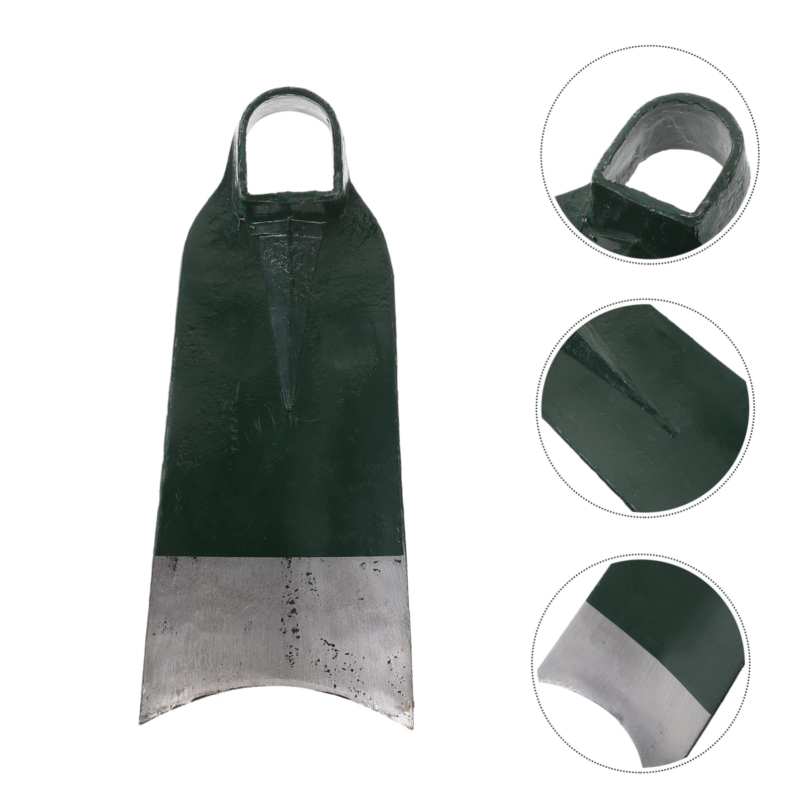 Azada de Jardinería de Acero Inoxidable Verde Resistente al Óxido | Cultivo en Casa y Jardinería, No se Daña Rompe Facilidad, Herramienta Manual para Labores de Tierra