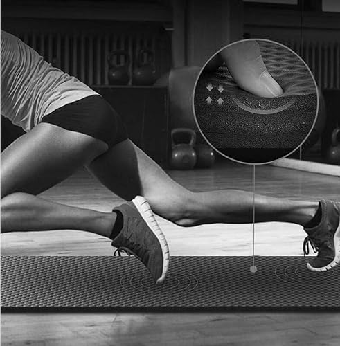 Miniatura 3 de Tapete de yoga para el hogar tapete de ejercicio extra grueso para yoga pilates y fitness personal superficie de goma estriada para agarre