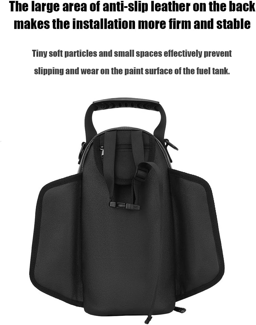 Motorcycle Tank Bag for Triumph Street Twin, with Touch Screen Phone Holder, Large Capacity with Clear Phone Window – Ideal for Long Rides, Commuting