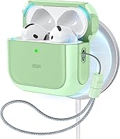 Vista 17 de ESR Funda para AirPods Pro 3, Compatible con Funda de AirPods Pro de 3ª Generación (2025), Compatible con MagSafe, Cubierta de Protección Completa