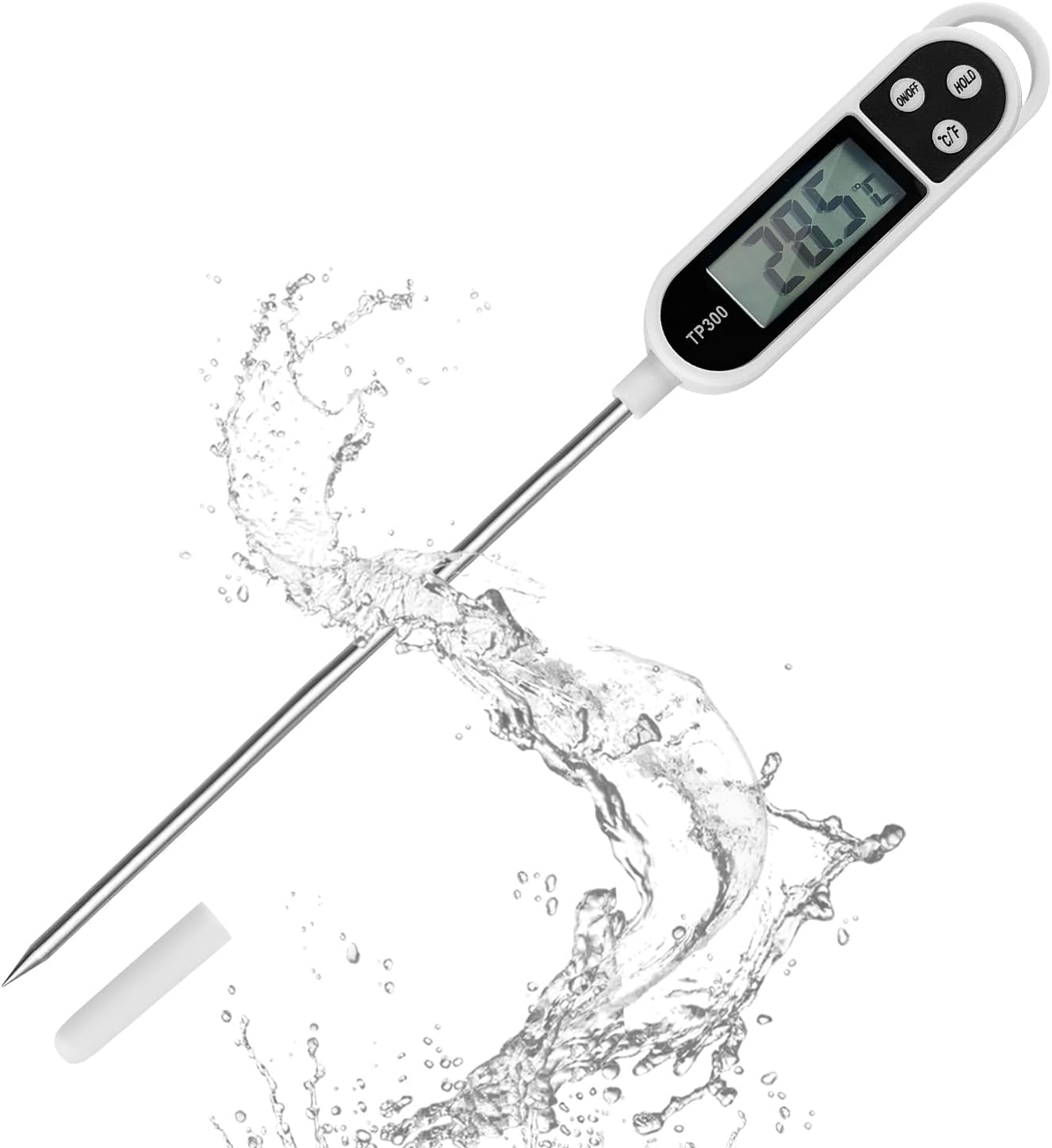 Thermomètre De Cuisine Digital Avec Sonde : écran Tactile LCD, Jusqu’à 250°C – Browin