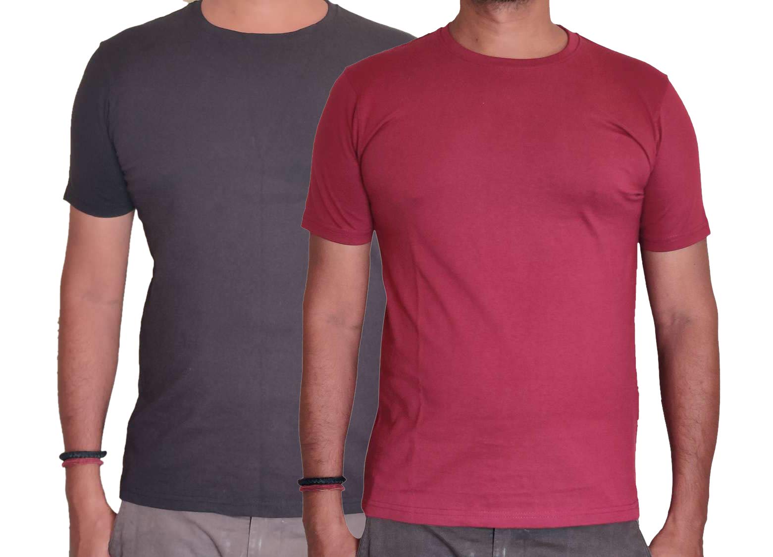 HRA EXECLUSIVE Unisex Regular Fit Cotton Plain T Shirt
