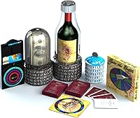 Vista 1 de Juego de rompecabezas de regalo para cerebro, 4 rompecabezas y juego de fiesta de vino, accesorios para sala de escape