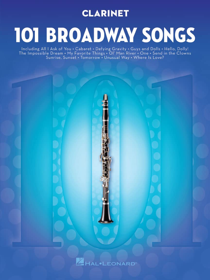 101 Broadway Songs for Clarinet Sheet Music Book | Instrumental... - Various