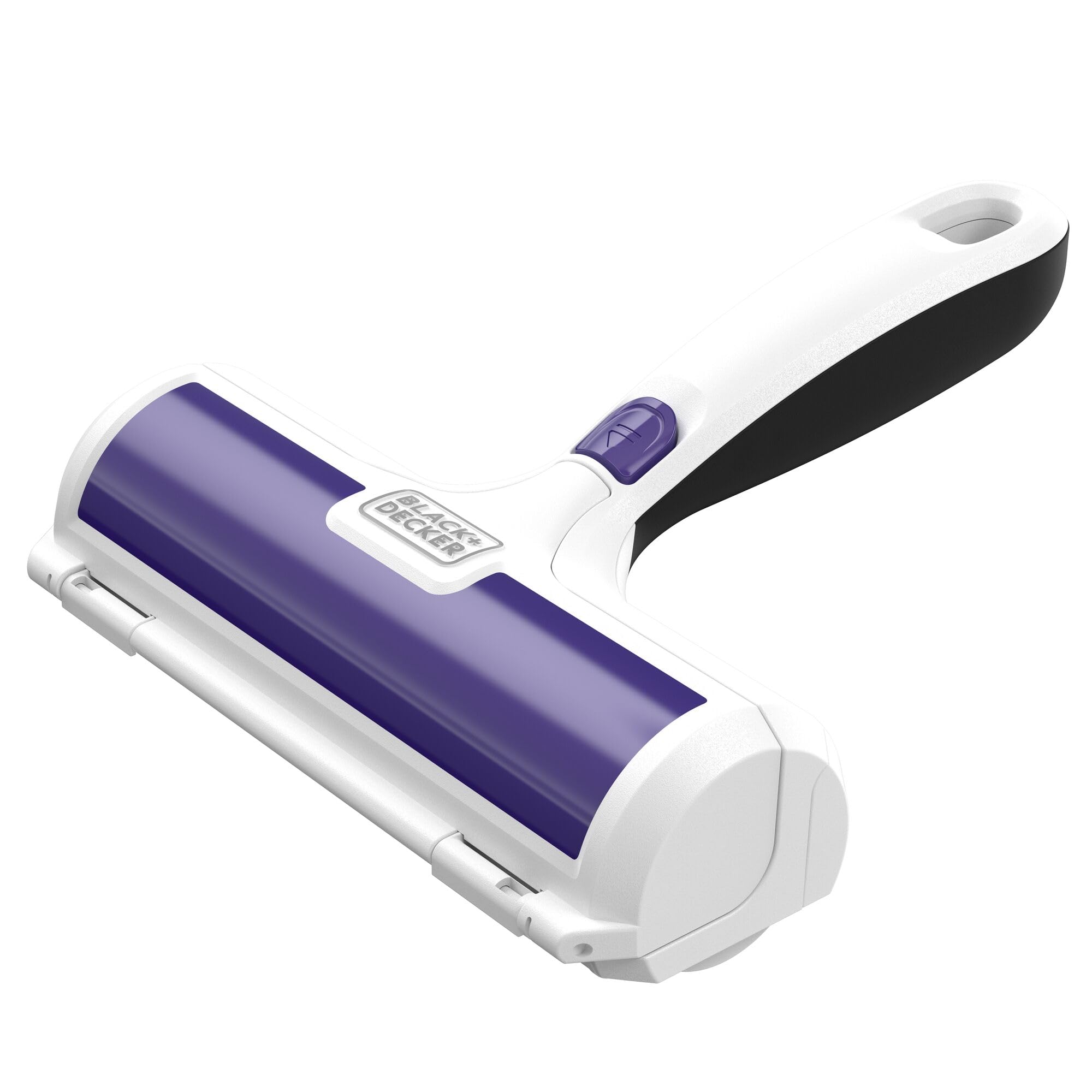 BLACK+DECKER Fusselrasierer Reinigungsbürste – Wiederverwendbar, Clip-Deckelhalter und transparentes Entleerungsfenster