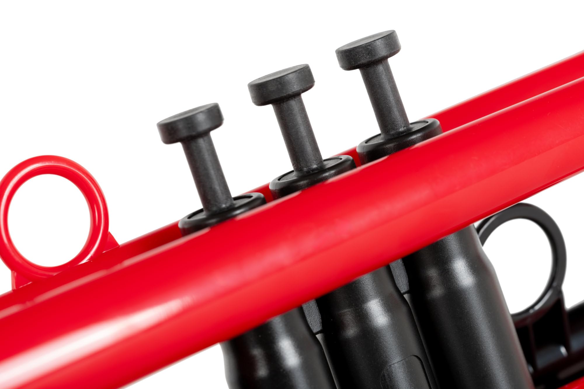 Classic Cantabile PTP-10RD MardiBrass Kunststoff Bb-Trompete - ABS-Korpus - 450 g leicht - wetterfestes Blasinstrument - inkl. Hülle, 2 Mundstücke, 2 Wechselventile - 129 mm Schallbecher - Rot