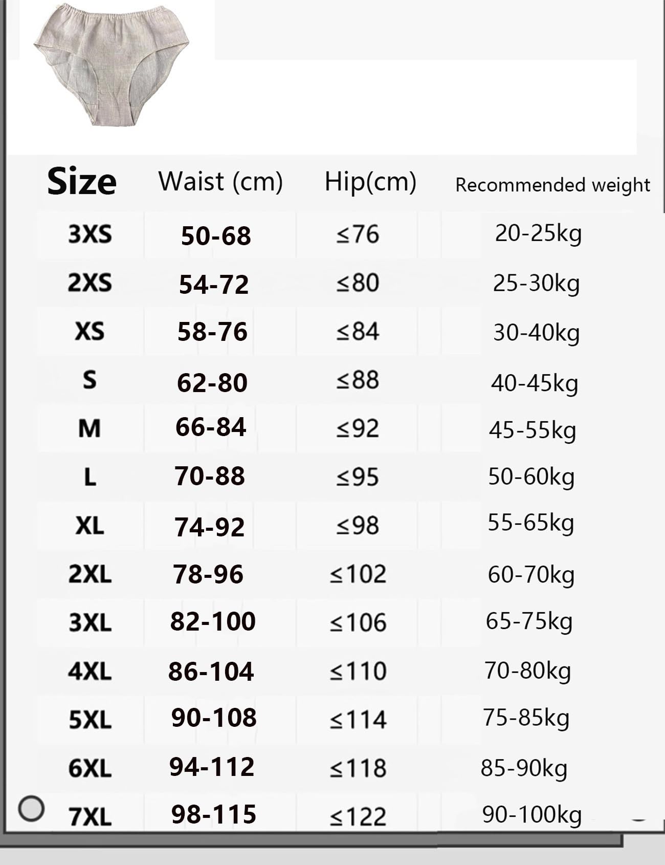 1/2/3 Stück Damen-Unterwäsche Aus 100% Hanf Lockere Langlebige Feuchtigkeitsableitende Boyshort-Höschen Hanf-Kleidung In Übergröße