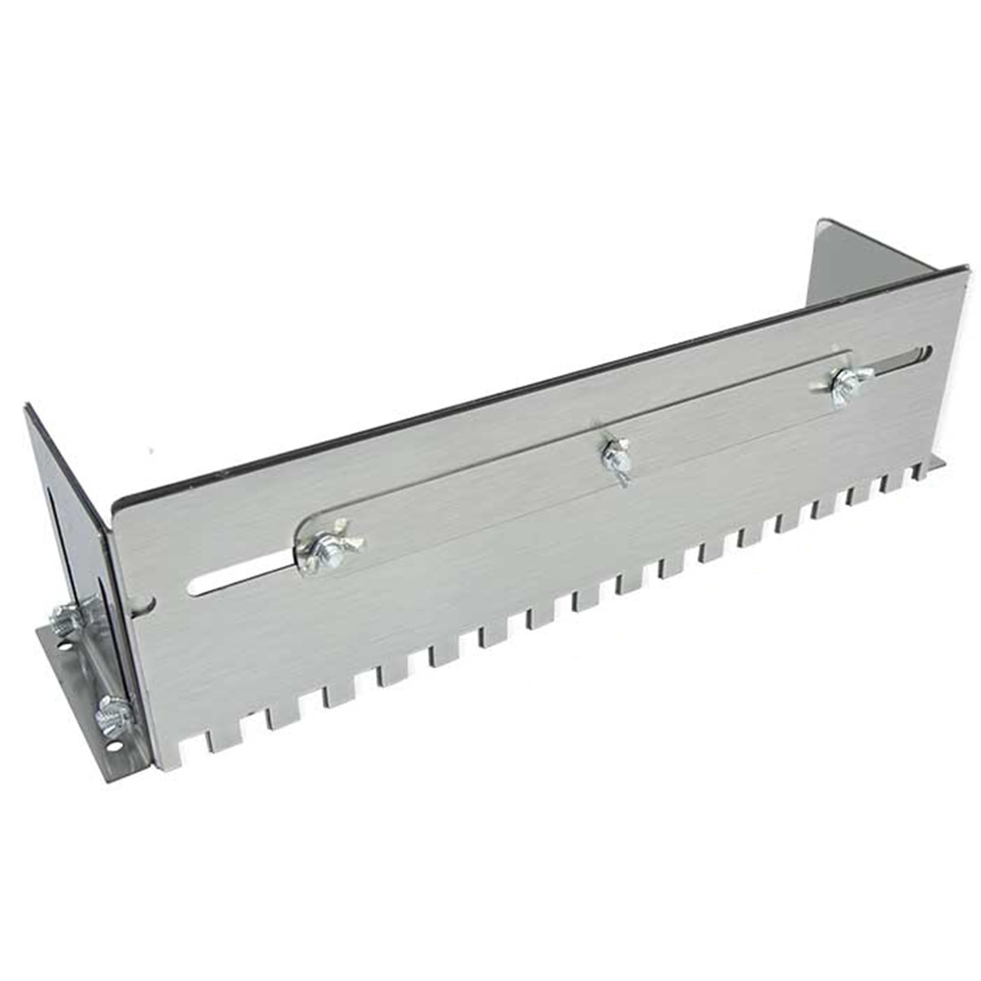 Grande truelle à carrelage, truelle crantée, épandeur de colle à carrelage, outil professionnel de nivellement de carrelage, for carrelage en couche mince, sol et mur(Size2,60cm)