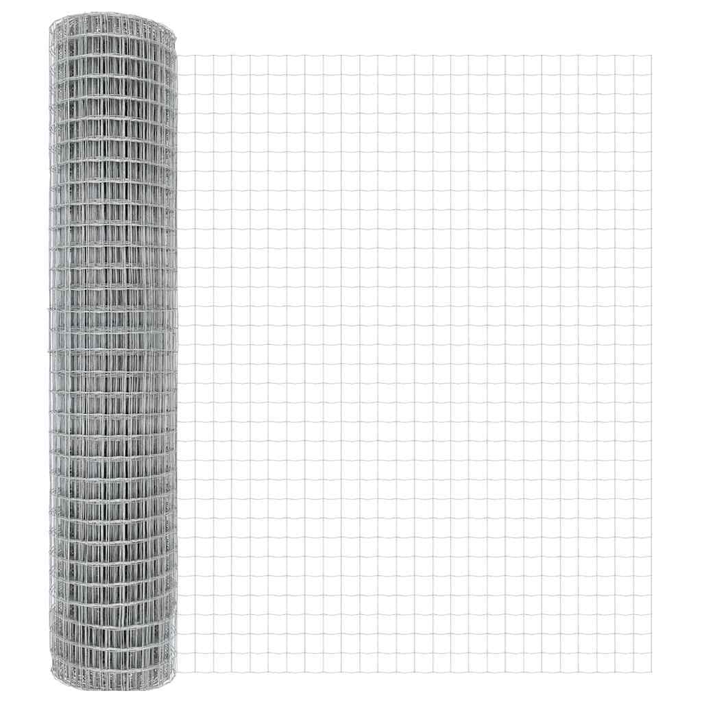 Euro Fence 1.5 x 10 m PVC-Coated Iron Garden Fencing Panel, Modern European Design Outdoor Privacy Screen, Rustproof Stain-Resistant Metal Fence for Terrace Yard Partition, Easy Assembly Included