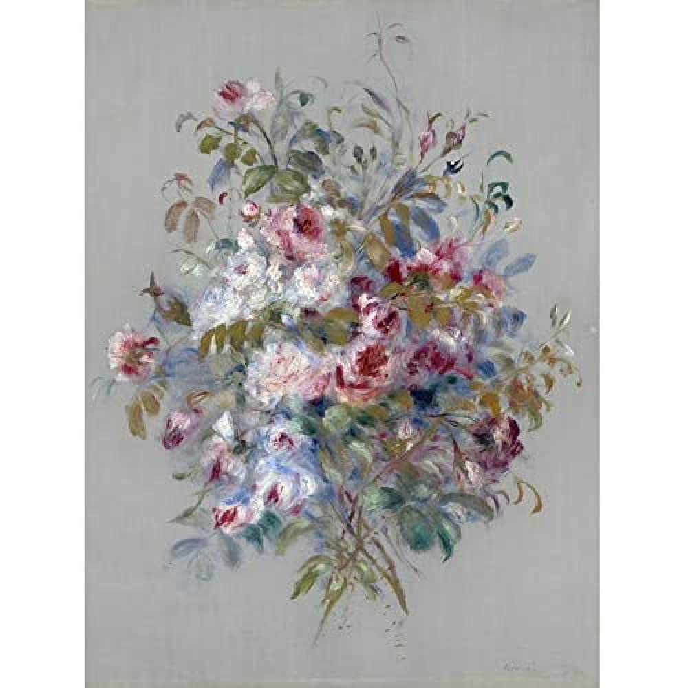 Artery8 Renoir Bouquet Of Roses 1879 Painting Unframed Wall Art Print Poster Home Decor Premium