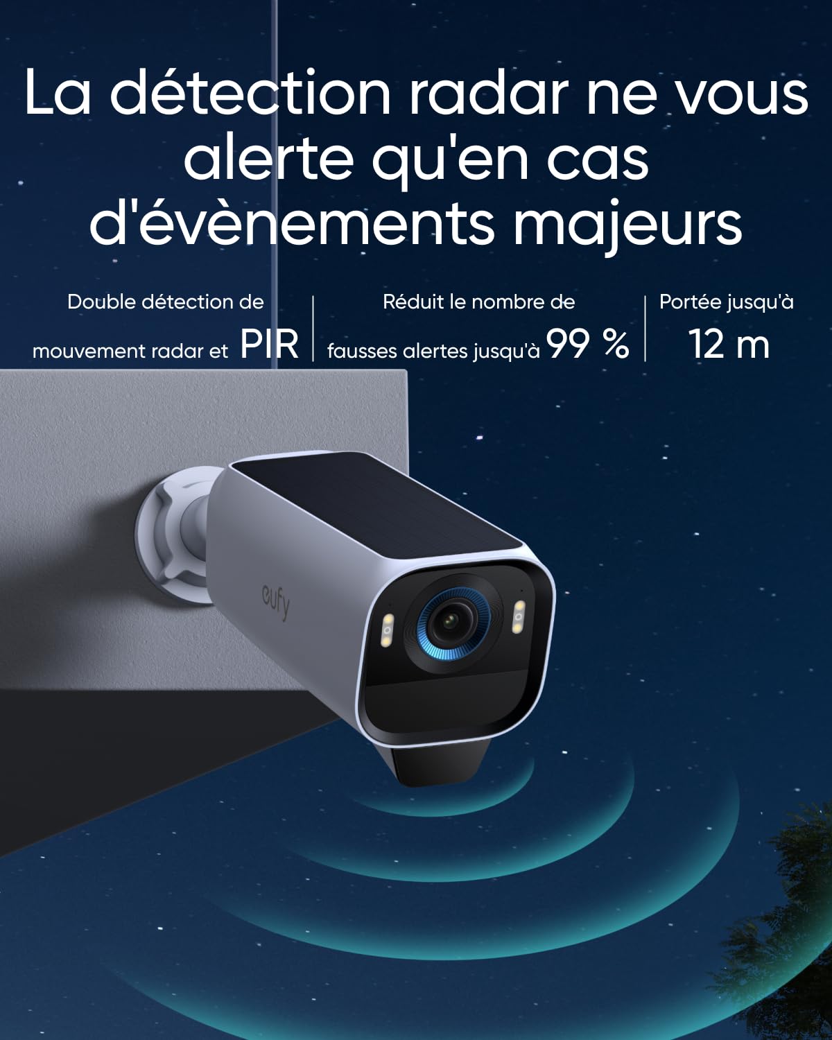 eufy S3 Pro (eufyCam 3 Pro) 4K Caméra Surveillance WiFi extérieur sans Fil