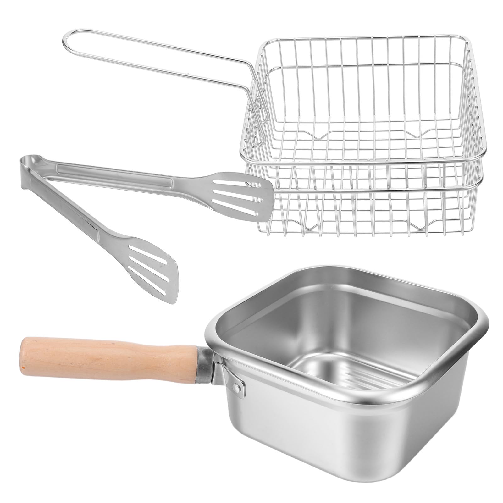 Freidora pequeña portátil para camping y cocina al aire libre