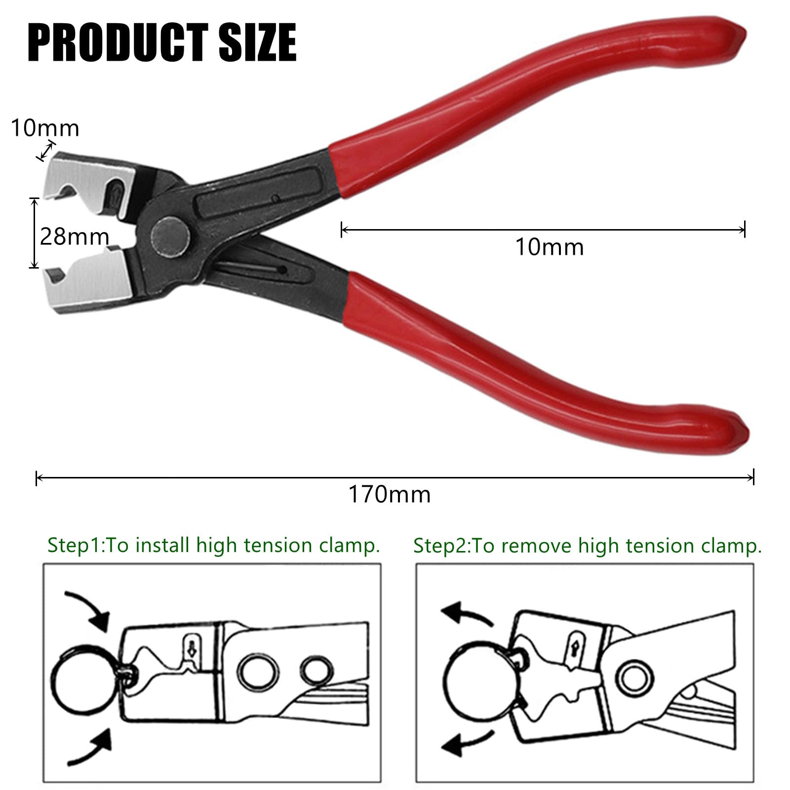 Wilde Pliers 3 PCS Automotive Oil Pipe Cut-off Pliers, 255 Mm/185 Malta