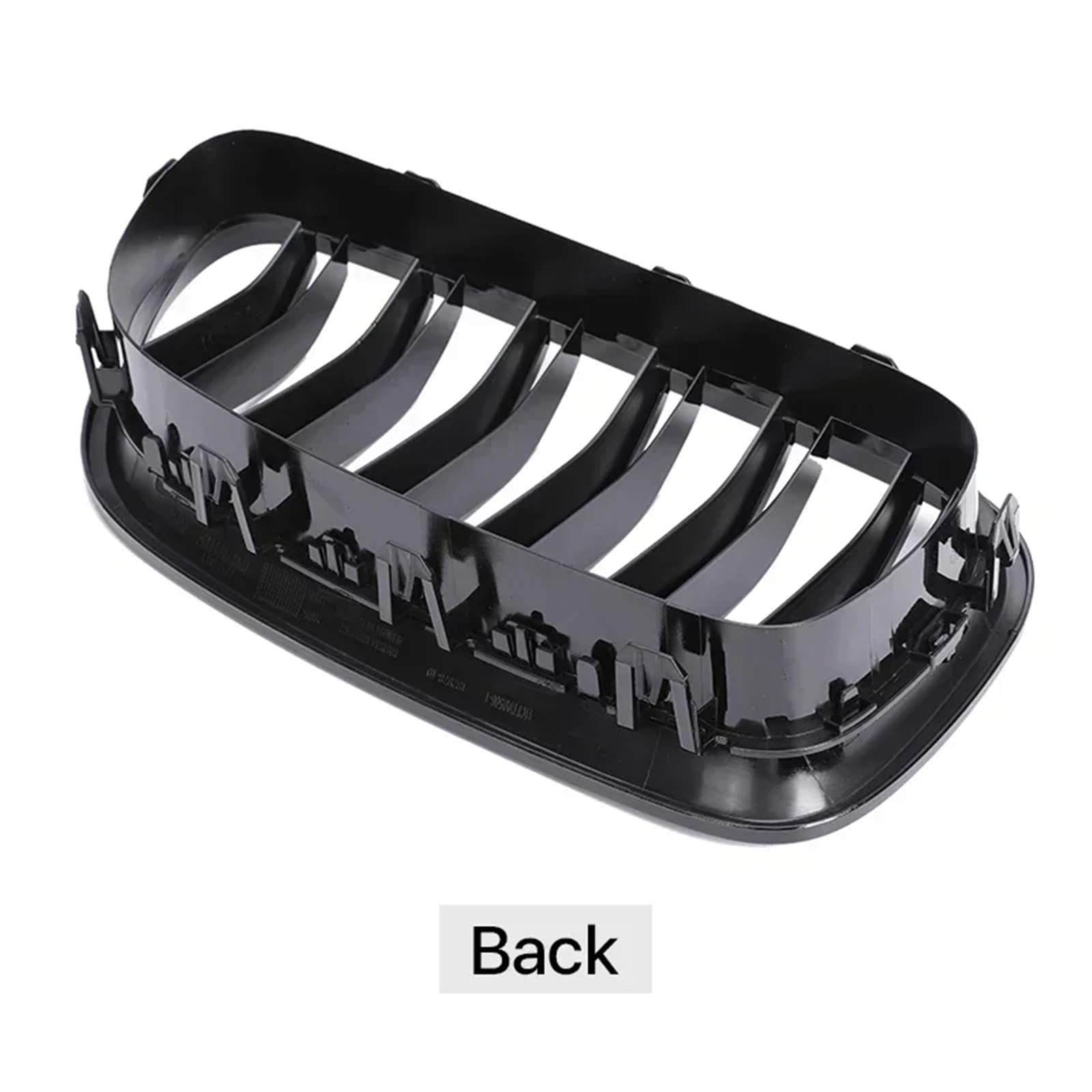 Carbon Fiber Look Kidney Grille Set For BMW 5-Series F10 F11 M5 2010-2016 - View #4