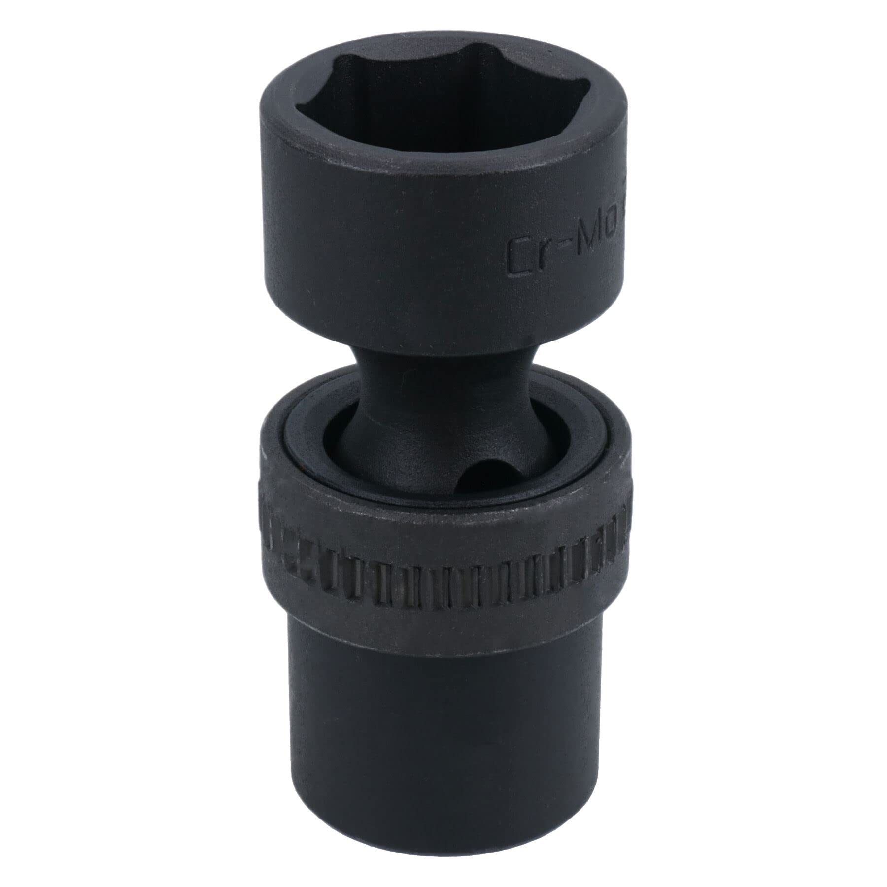 Ab Tools 21Mm 1/2In Drive Universal Swivel Wobble Metric Impact Shallow Socket 6 Point