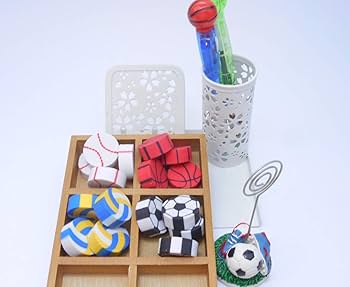 商品確認中！　おもしろ消しゴム　野球　文房具　計5個 楽天市場】おもしろ 消しゴム 学校 スポーツ 文房具 ボーリング