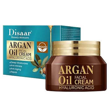 DISAAR BEAUTY Argan Oil Facial Cream Hyaluronic Acid Repair 50ml