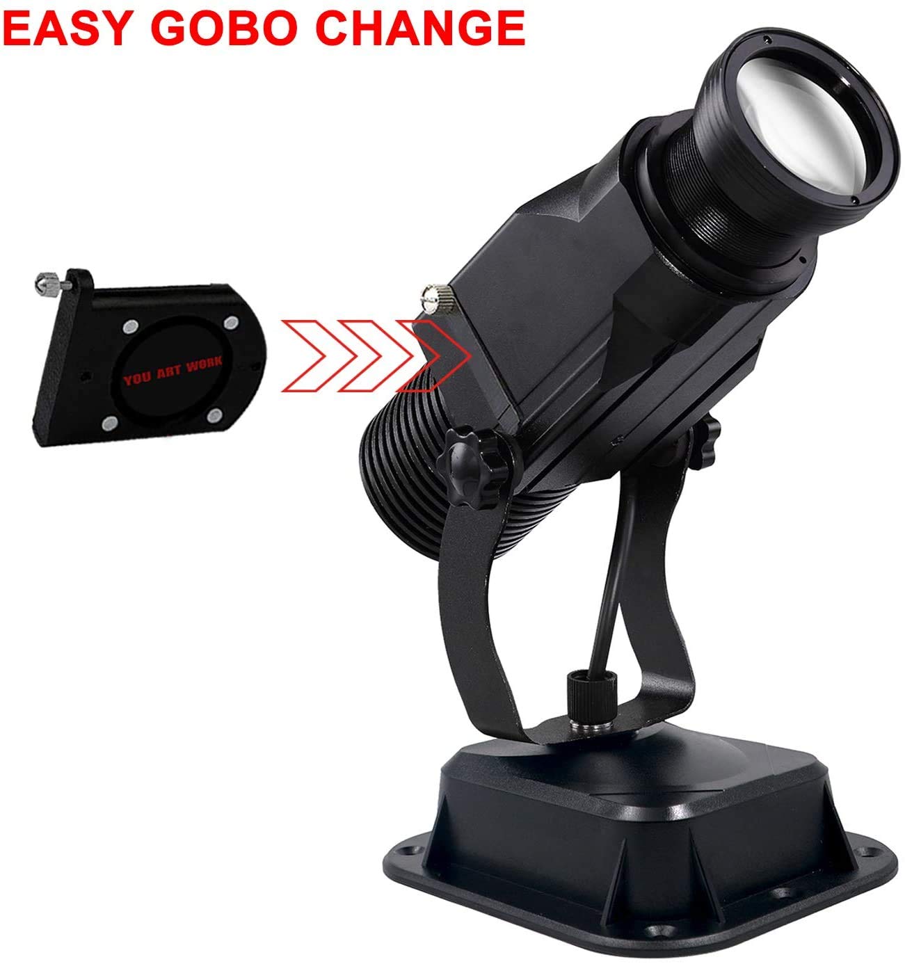 Buy LED Logo Gobo Projector with Manual Zoom DJ Effect Light Custom ...