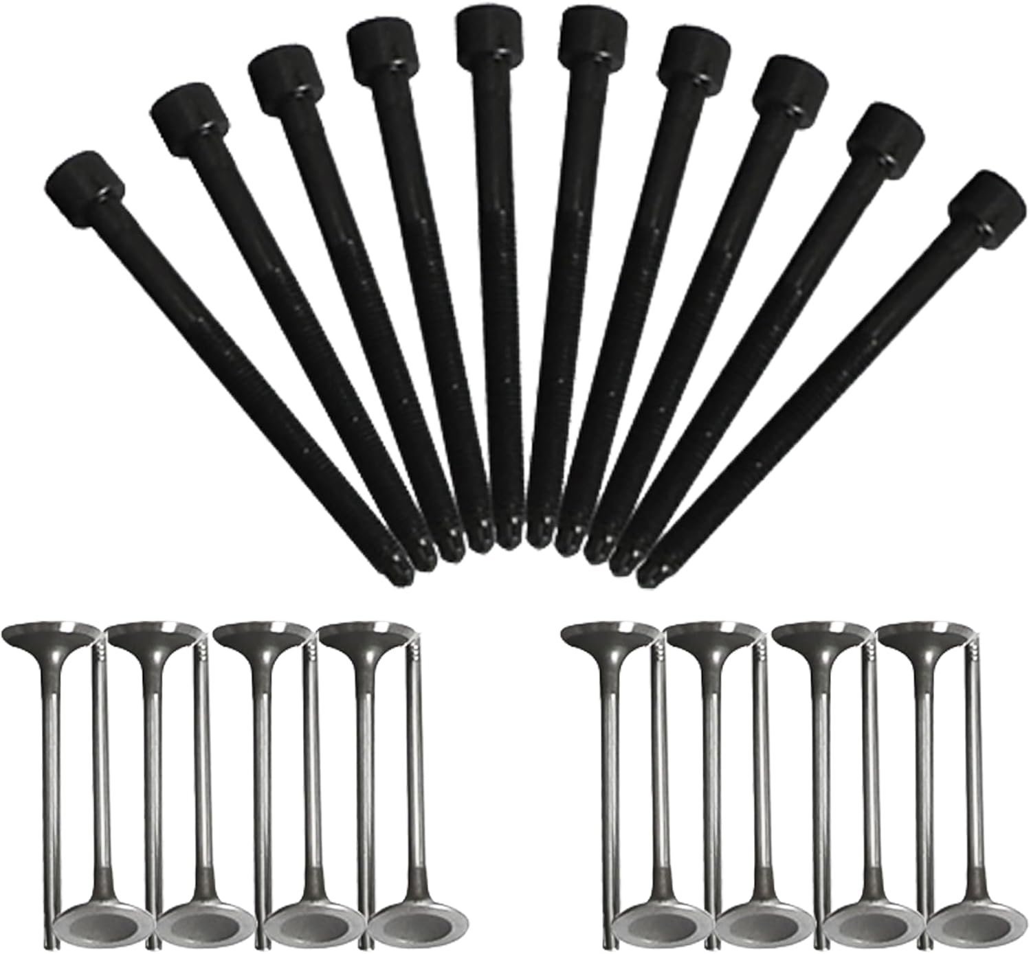 23mm Full Gasket Set Timing Chain Kit Tensioner Piston Kit Engine Bearing Head Bolts Fit For Audi A4 A6 Q5 TT VW Jetta Tiguan Golf GTI Passat CC 2.0T 2008-2015 06K109467K 06H103483D