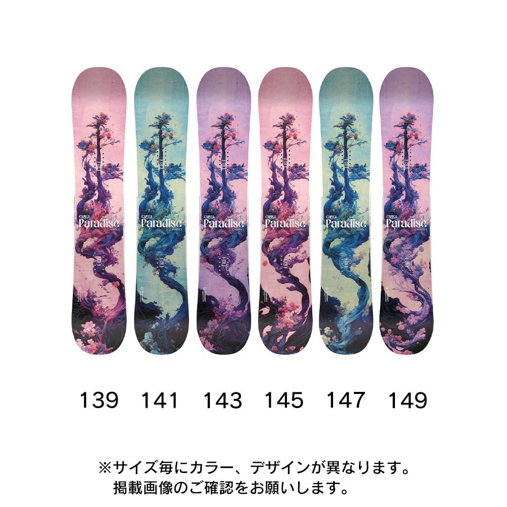 Amazon | CAPITA(キャピタ) スノーボード 板 PARADISE レディース 2024