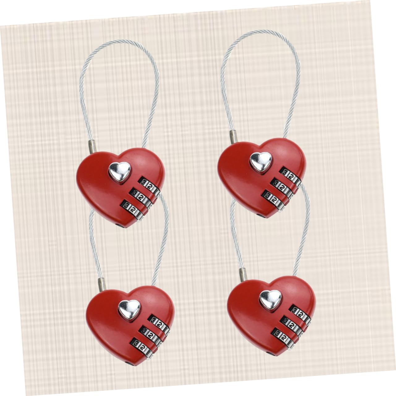 ABOOFAN 3 Set Di Lucchetti A Combinazione Doganale Per Valigie Lucchetti A Combinazione Facili Per Bagagli 4 Pezzi*3