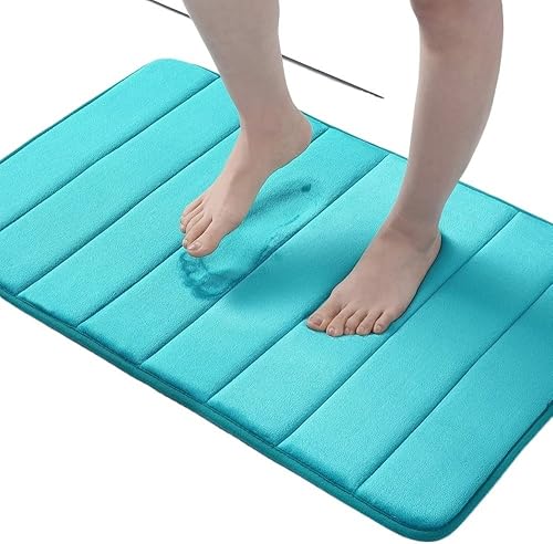 Miniatura 4 de non slip Absorbente Antideslizante Para Baño, Alfombrilla De Espuma Viscoelástica Suave Para Suelo De Cocina, Almohadilla De Terciopelo Coral,