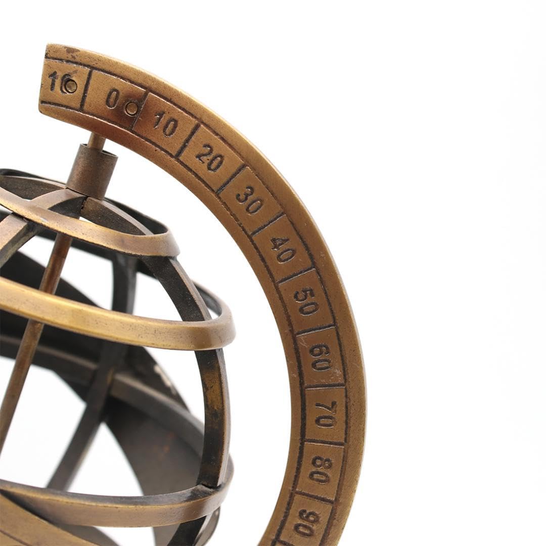 天球儀　アンティーク雑貨 置物　インテリア オブジェ　地動説　天動説　チ。 楽天市場】真鍮製 天球儀 アンティークゴールドインテリア