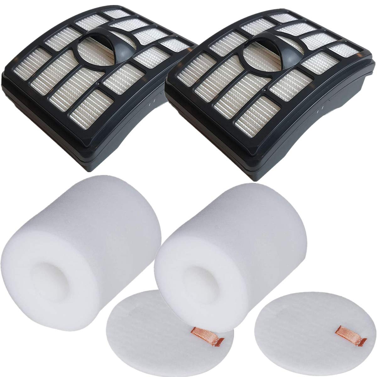 LLHome 2 Pack Hepa Filters Set Replacement for Shark Rotator Pro LiftAway NV500 NV501 NV502