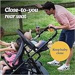 Graco Ready2Grow LX 2.0 Double Stroller Features Bench Seat and Standing Platform Options, Clark - Image 4