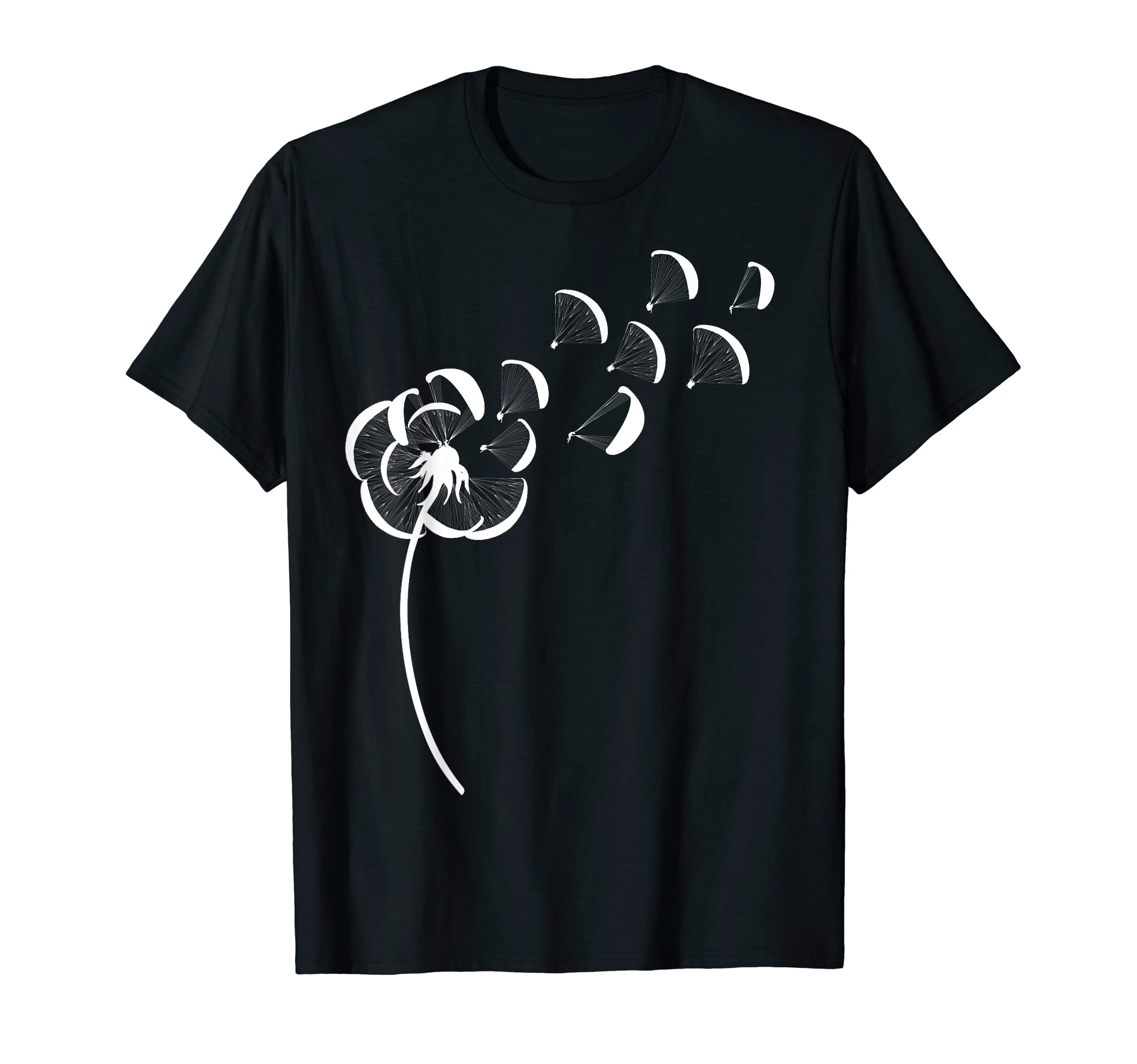 Paragliding ShirtsDandelion Paragliding Shirt for Paraglider T-Shirt