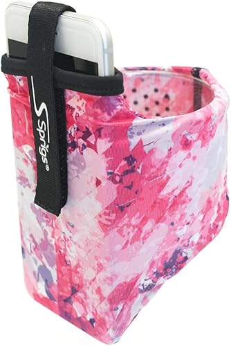 Sprigs Funda para brazalete de teléfono para iPhone 14, 13, 12, 11, X Galaxy Z, S22, S21, S20, Google Pixel 7, 6, 5. El brazalete para correr más