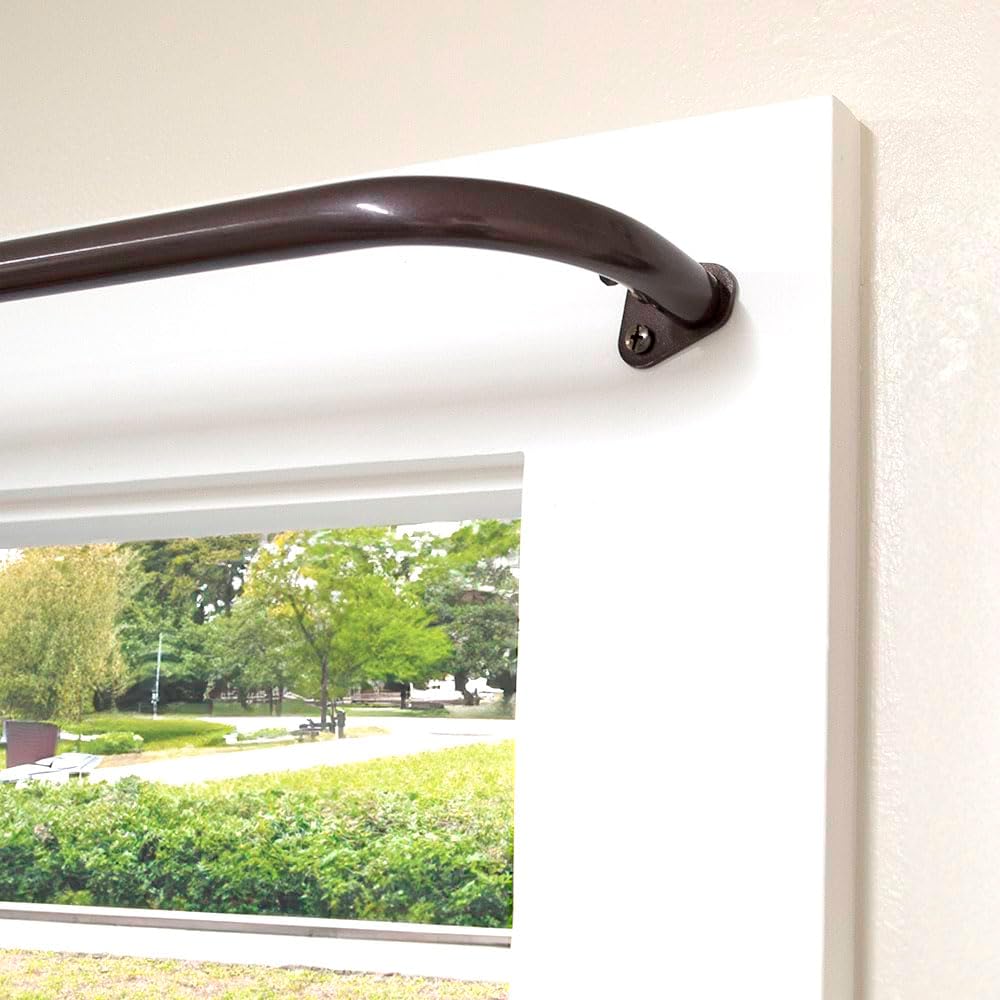 LuminoBlackout Energy Rod Set, 5/8” Diameter, Curtain Rod, Drapery Rod, Decorative Rod, Decor, Bronze, 28-48“ Width