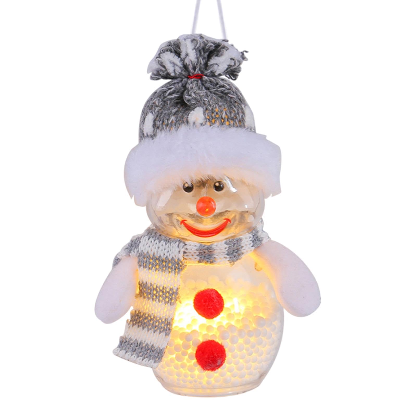 Amazon.co.jp: クリスマスツリー雪だるまオーナメント、ライト付き