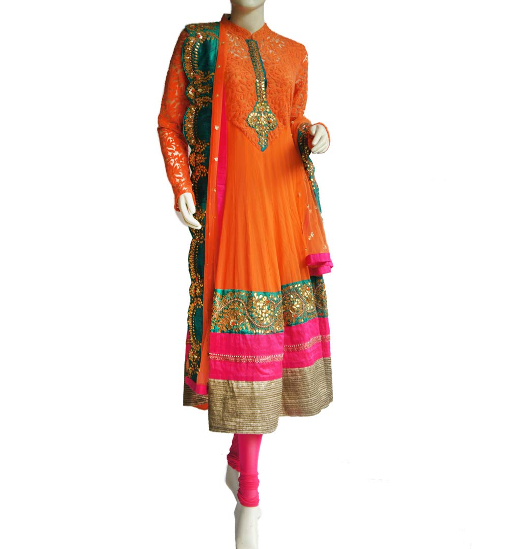 Buy Party Ware Anarakali Readymade Dress at Amazon.in